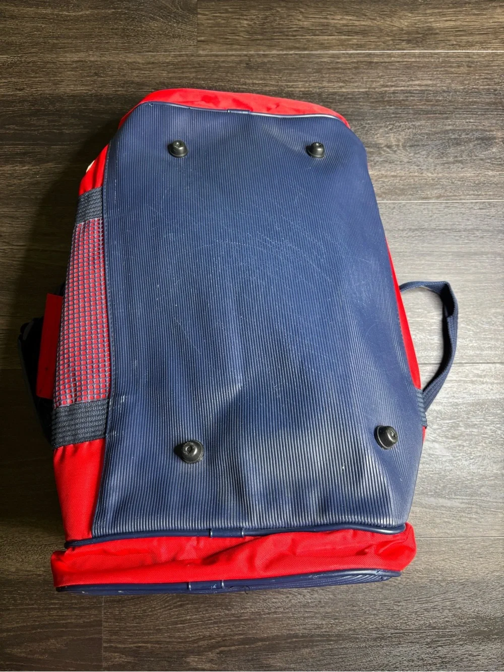 1991 Made by: The Game - SUPER BOWL XXV DUFFLE BAG NFL GIANTS vs. BILLS